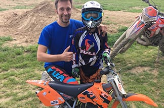 KTM SX 50 - Leihbike für den Motocross-Verleih - Motcross